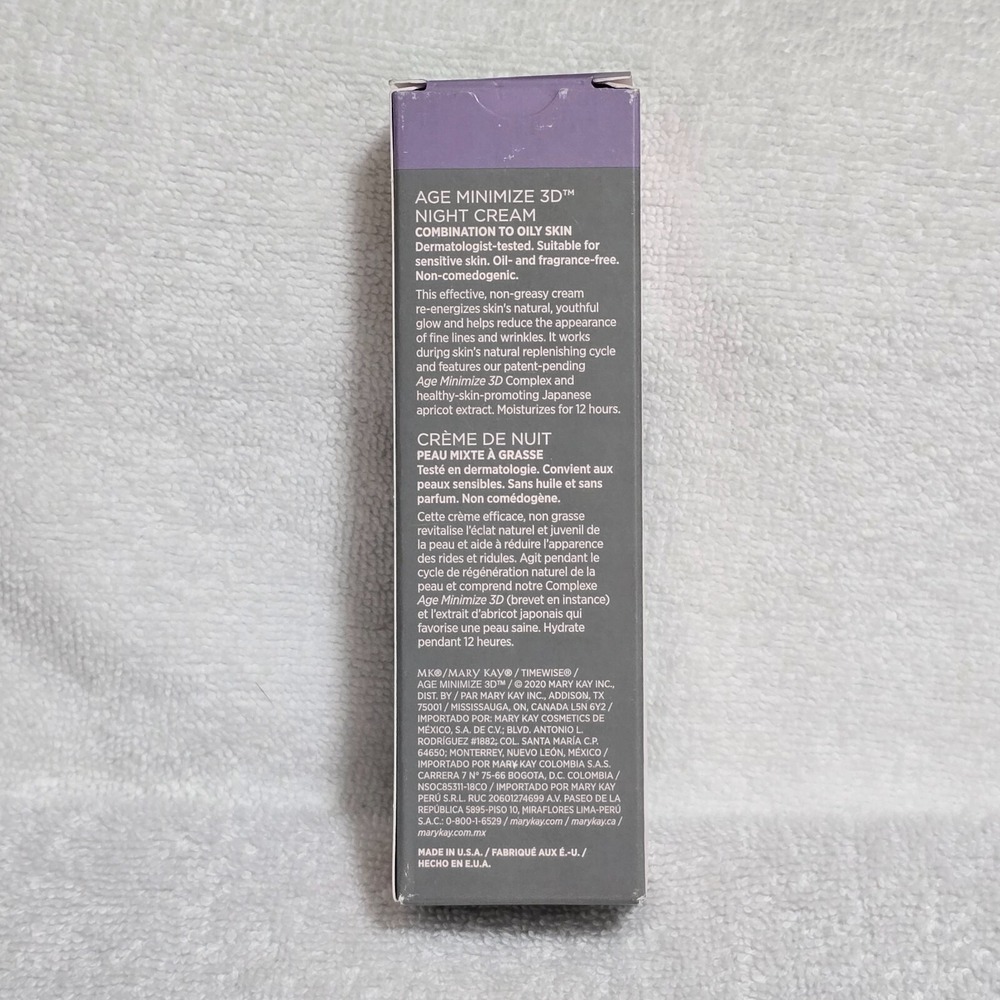 Mary Kay TimeWise Age Minimize 3D Night Cream 1.7 oz‎ #173103 New - Picture 3 of 7